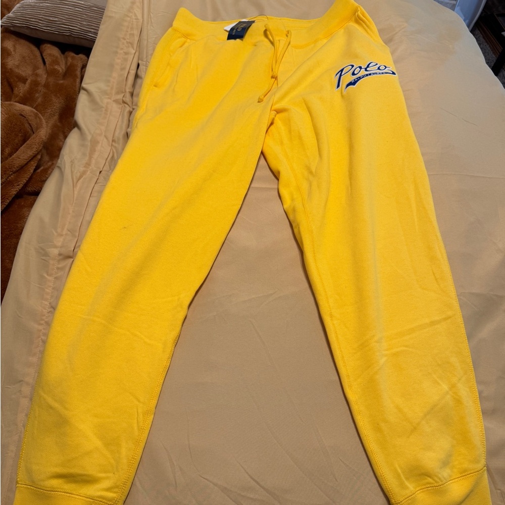 Polo Ralph Lauren Yellow Sweatpants